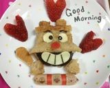 キャラ弁に〜アンパンマンの釜めしどん〜作り方8写真