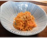 常備菜にも☆にんじんのアーモンドきんぴら作り方4写真