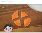 ひな祭りキャラ弁*簡単かわいい三人官女作り方5写真