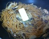 めんつゆで簡単☆きのこの醤油バターパスタ作り方4写真