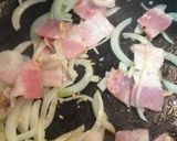 ☆牛乳でカルボナーラ☆作り方3写真