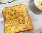 ＊朝食に＊スクランブルエッグのトースト＊作り方3写真