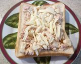ツナにりんごチーズトースト♫作り方4写真