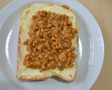 簡単!!アレンジ?!納豆de食パン♡作り方1写真