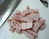 チビ大好き！ハムとチーズの卵焼き☆作り方3写真