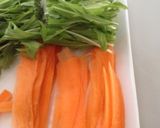 おでんに☆水菜と人参の油揚げ巻作り方1写真