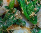 ちくわとほうれん草の胡麻和え作り方2写真