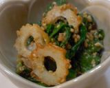ちくわとほうれん草の胡麻和え作り方3写真