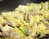 辛味噌ホルモン焼うどん。作り方6写真