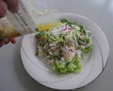 コンビニで簡単！ホタテオリーブサラダ作り方3写真