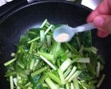 7分★小松菜の炒め煮★作り方4写真