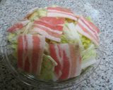 もやしと豚肉でチン作り方3写真