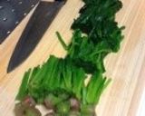 シーチキンほうれん草作り方1写真