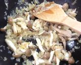 海老とツナときのこのトマトクリームパスタ作り方3写真