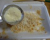 カレーうどんの素でパン粉焼き作り方2写真