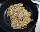 カレーうどんの素でパン粉焼き作り方5写真