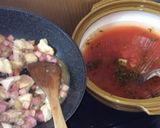 美味しい♪もちチーズバジルトマト鍋☆作り方4写真