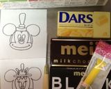 可愛い♡ミッキー&ミニーのキャラチョコ作り方1写真