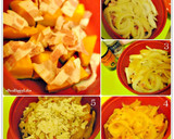 かぼちゃと玉ねぎのスパイシーチーズ蒸し作り方4写真