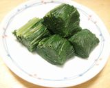 ふきの葉のおひたし作り方6写真