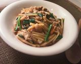 細切りタケノコとお肉のあんかけご飯作り方9写真