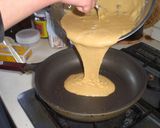 簡単おやつ♪カステラ風ホットケーキ作り方5写真