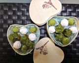 抹茶クランチとクリームチーズのトリュフ作り方14写真