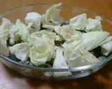 レンジで簡単あさりとキャベツのワイン蒸し作り方2写真