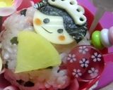 ✿キャラ弁☆簡単☆おにぎりdeひな祭り✿作り方7写真
