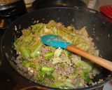 糖質減！キャベツ野菜たっぷりタリアテッレ作り方5写真