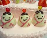 *お雛様ケーキ*作り方18写真
