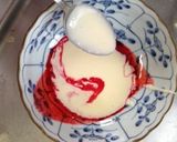 ☆ハート柄のチーズケーキ☆誕生日作り方8写真
