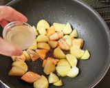 簡単♪鮭とじゃがいものレモンバター醤油作り方4写真