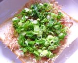 青海苔たっぷり　お好み焼き風トースト作り方2写真