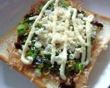青海苔たっぷり　お好み焼き風トースト作り方4写真
