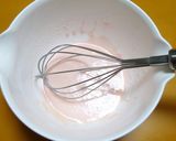 レンジで1分半！ひな祭り桜色粒あんロール作り方2写真