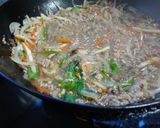 豚ひき肉と春雨の5種野菜炒め作り方8写真