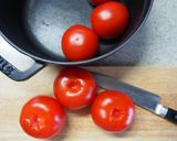 トマトだれの生姜焼き作り方1写真