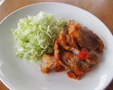 トマトだれの生姜焼き作り方18写真