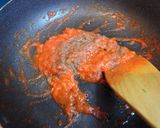 トマトと水菜のクリームパスタ作り方7写真