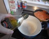 トマトと水菜のクリームパスタ作り方9写真
