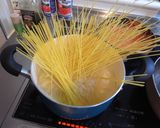 トマトと水菜のクリームパスタ作り方10写真