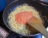 トマトと水菜のクリームパスタ作り方12写真