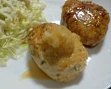 豆腐と鶏と大葉のハンバーグ作り方6写真