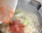 ぽっかぽかキムチ煮込みうどん作り方4写真