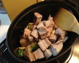 ストウブ鍋で作る　筍と豚肉の中華風角煮作り方5写真