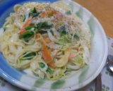 野菜たっぷり！クリームパスタ**作り方8写真