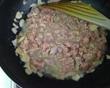 キャベツ×豚肉×ニラ❀餃子みたいな丼♪作り方4写真