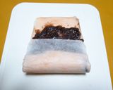レンジで1分半！ひな祭り桜色粒あんロール作り方8写真