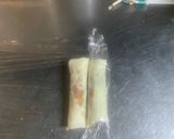 チャプチェとチーズの春巻き作り方9写真